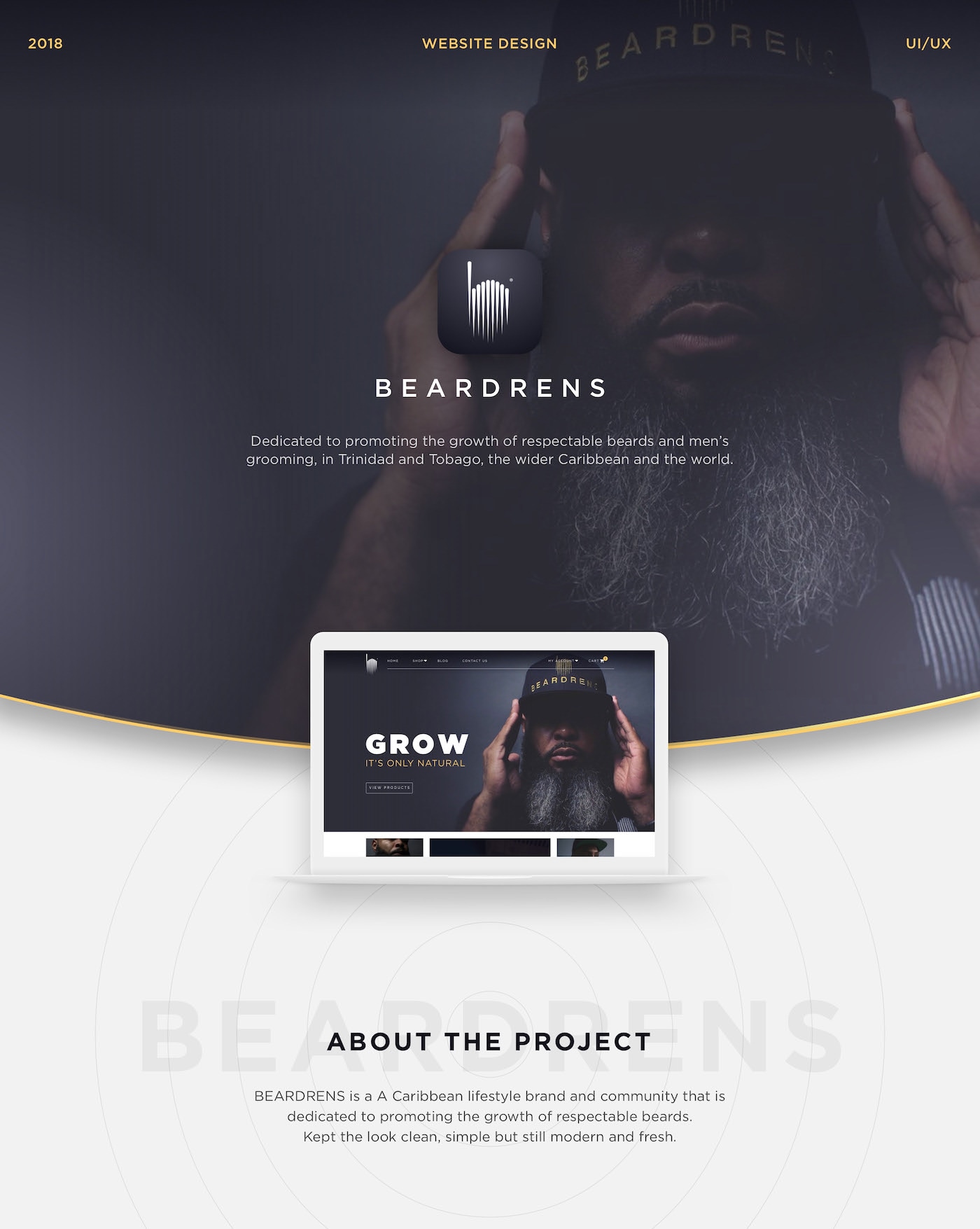 Beardrens Website Concept